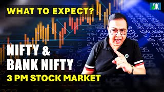 DK Sinha Reveals Powerful Nifty Prediction at 3 PM Stock Market [upl. by Sairu22]