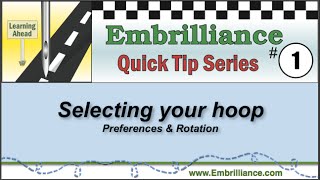 Embrilliance Quick Tip 1  The Hoop [upl. by Bray]