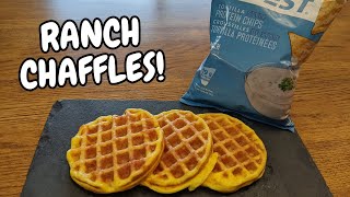 Check Out This Mouthwatering Keto Ranch Chaffle Recipe  Quick Easy And Delicious chaffle keto [upl. by Enaoj]