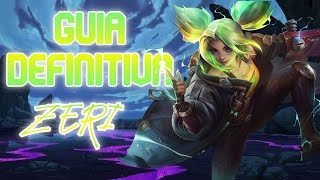 🔴Guia zeri 2024 Mejor Build Runas Tips y mucho mas de ADC💢League of Legends [upl. by Arianie969]