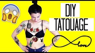 DIY TATOUAGE SEMIPERMANENT  Lara Corner [upl. by Gile]