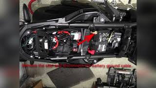 Yamaha MT10 FZ10 remove remap ECU [upl. by Jeniece]