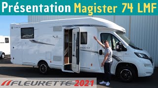 PROFILÉ SPACIEUX  Présentation Fleurette 74 LMF Cristal 2021 quot Instant CampingCar [upl. by Dyun]