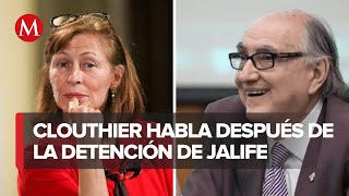 Tras la detención de Alfredo Jalife Tatiana Clouthier defiende su nombre [upl. by Ereynihc]