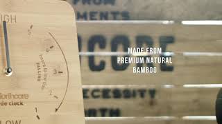 Northcore Bamboo Tide Clock [upl. by Andrien]