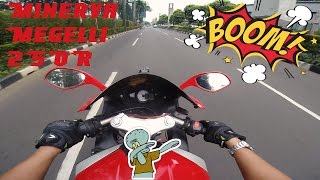 Test Ride Minerva Megelli 250R Punya Cewe [upl. by Jeromy]