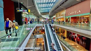 Westfield Stratford Shopping Mall  London England 🇬🇧  Virtual Walking Tour 4k HDR 2022 [upl. by Nesyt737]