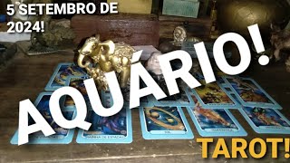 Aquário previsões para o dia 5 de Setembro de 2024 no tarot astrologia signododia [upl. by Tiffanle]