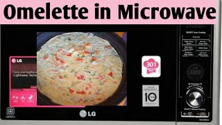 How to make Omelette In MicrowaveMicrowave Omelette Tomato Omelette RecipeLg Microwave [upl. by Leirum]