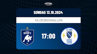 Futsal Gentofte vs FC BIH Odense [upl. by Neelear]