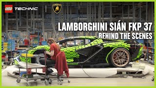 Behind the Scenes  Building a LifeSize LEGO Technic Lamborghini Sián FKP 37 [upl. by Sandie]