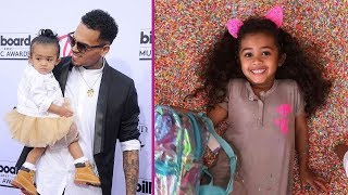 Chris Browns Daughter Royalty Brown 2017 [upl. by Nwahshar134]