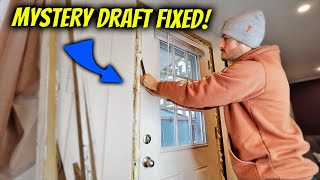 How to Fix Drafty Door and Window Trims  DIY [upl. by Nadnal]