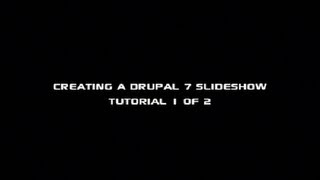 How to Create a Drupal 7 Slideshow with Views Tutorial 1 of 2 [upl. by Nnylyaj324]