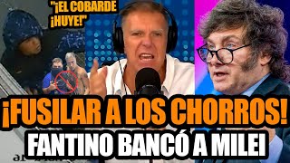 Fantino BANCÓ a MILEI por sus medidas contra los N4RCO ¡Se terminó la joda  FRAN FIJAP [upl. by Akoyn]