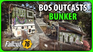 Fallout 76  Brotherhood of Steel Bunker Settlement [upl. by Gervase56]