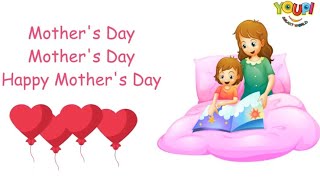 Happy Mothers Day  Kids Song  Song Lyrics Video [upl. by Kir]