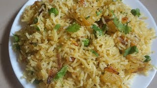 Variety Rice Recipes  Lunch box Recipes  Rice Varieties  Rice Recipes Potato rice Recipe [upl. by Rosio]