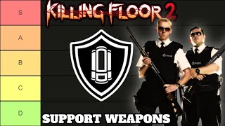 Killing Floor 2 Support Weapons Tier List [upl. by Canice965]