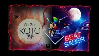 Beating CloZee  Koto Expert  Beat Saber [upl. by Elehcin]