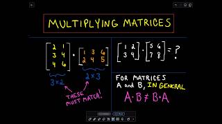 ❖ Multiplying Matrices  Example 1 ❖ [upl. by Pevzner]