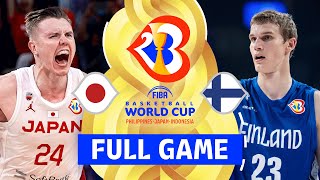 Japan v Finland  Full Basketball Game  FIBA Basketball World Cup 2023 [upl. by Eatnuhs]