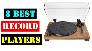 Best Record Players 2023  Best Record Players  review [upl. by Aonehc]