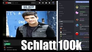 jschlatt hits 100k 100k times and does a face reveal wantvenom [upl. by Dorolice]