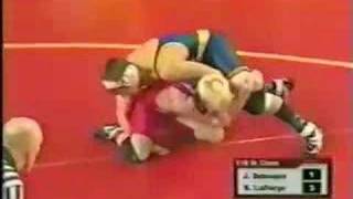 2001 Sr Natls Joe Dubuque NJ vs Ricky LaForge NJ Pt 1 [upl. by Leffert]