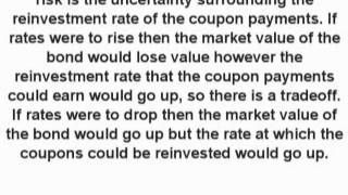 Reinvestment Rate Risk bonds  What is the definition  Finance Dictionary [upl. by Ahsenat]