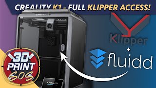 Get FULL KLIPPER Access on your Creality K1 [upl. by Silverstein]