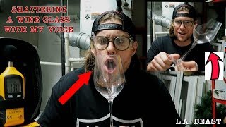 How To Break A Wine Glass Using Only Your Voice Limited Edition LA BEAST Crystal Pepsi Giveaway [upl. by Maison]