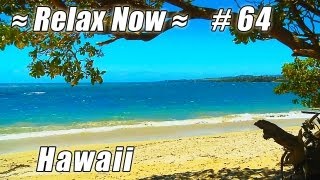 MAUI Airport Beach KAHULUI 64 HAWAII Beaches Ocean Waves HD peaceful beach sounds video [upl. by Raymund]