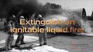 Essentials 6th Edition  Extinguish an Ignitable Liquid Fire [upl. by Alo456]