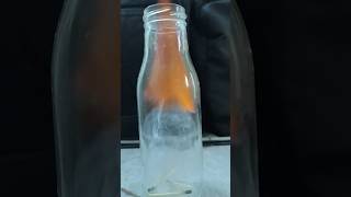 Fire bottle experiment fire nailpolish nailpolishremover scienceexperiment fireexperiment [upl. by Sholes]