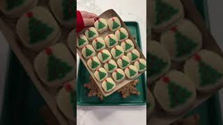 Christmas Cookies 🎄❄️🍪 christmas cookies recipe asmr satisfying holiday viral short fyp [upl. by Whitelaw]