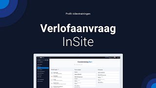 Verlofaanvraag InSite [upl. by Eissert]