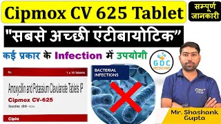 CipmoxCV 625 Tablets  नाक कानगले के इन्फेक्शन को करें ख़त्म  Cipmox CV 625 Tablet Amoxycillin [upl. by Hackett921]