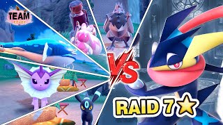 ⚔️ ¡LOS 6 MEJORES SUPPORT Contra GRENINJA en Escarlata y Púrpura  Evento Raid 7 estrellas [upl. by Yenahteb541]