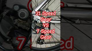 21 gear vs 7 gear cycle [upl. by Uhej]