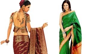 HOW TO WRAP A SARI AND WEAR IT [upl. by Jandy]