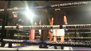 Merefing on the Queensbury Boxing league show [upl. by Filemon]