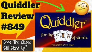 Quiddler Review  Bowers Game Corner 849The Best Spelling Game Of All Time For The Fun Of Words [upl. by Renruojos270]