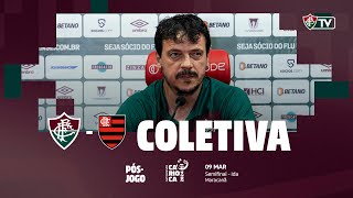 COLETIVA  TÉCNICO FERNANDO DINIZ  FLUMINENSE 0 X 2 FLAMENGO  CARIOCÃO 2024 [upl. by Savadove]