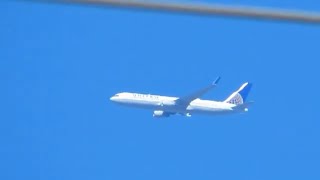 Flight of United Boeing 767 Jet Going to LAX [upl. by Alessandro]