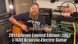 2017 Gibson Limited Edition “1962” J 160E Acoustic [upl. by Adnalram24]