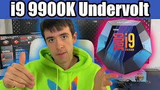 Undervolt your i9 9900K for more FPS Even on Locked Motherboards  Tutorial [upl. by Rinum]