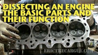 Dissecting an Engine The Basic Parts and Their Functions  EricTheCarGuy [upl. by Dallis455]