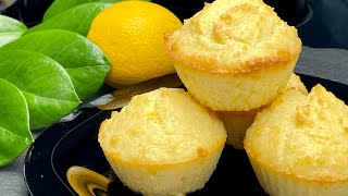 Zitronen Kokos Muffins OHNE Zucker und Weizenmehl EINFACH und LECKER [upl. by Iram]