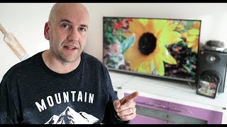 SkyWorth 55 4kUHD HDR  Review del mejor SmartTV [upl. by Notaek]